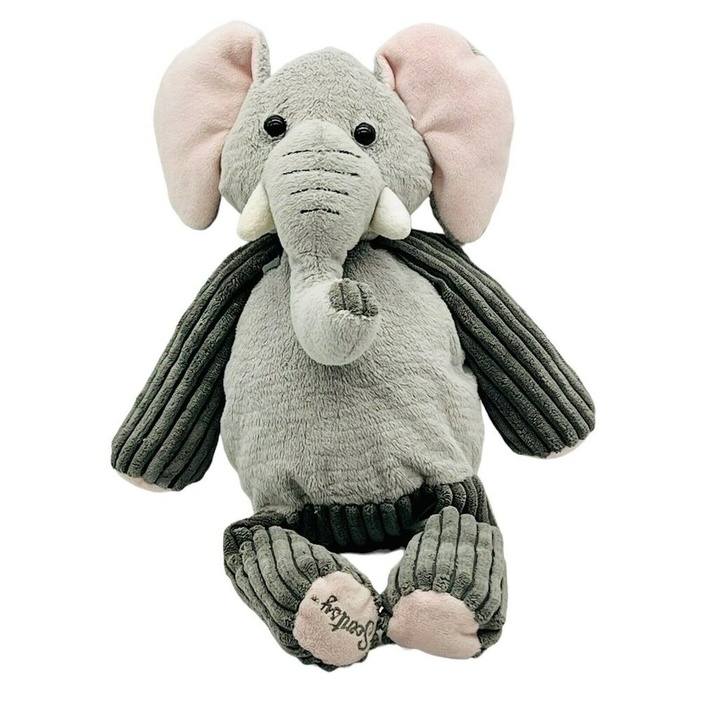 Scentsy Buddy Ollie Elephant Plush Gray Pomegranate Scent Retired Stuffed 15 in - Picture 2 of 12